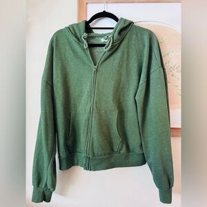 GUC-SO Brand-My Favorite Full Zip Hoodie-Size XL-Forest Green